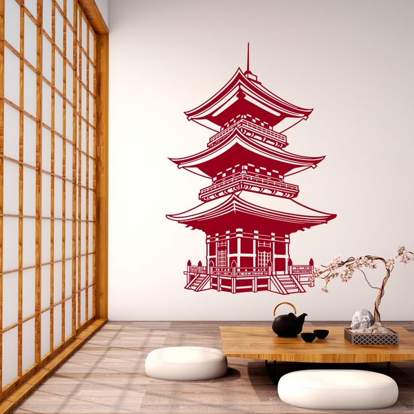 Wall Stickers: Buddhist Temple of Japan