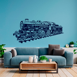 Wall Stickers: Steam train locomotive 4