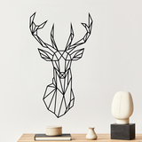 Wall Stickers: Origami geometric deer head 4
