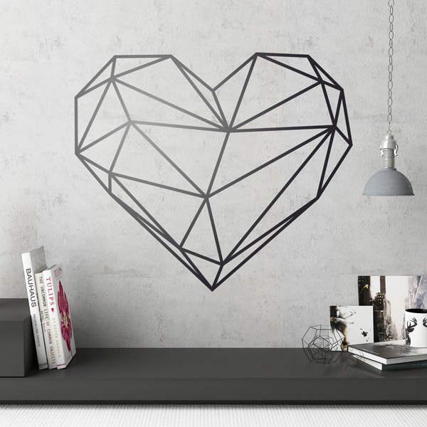 Wall Stickers: Origami heart