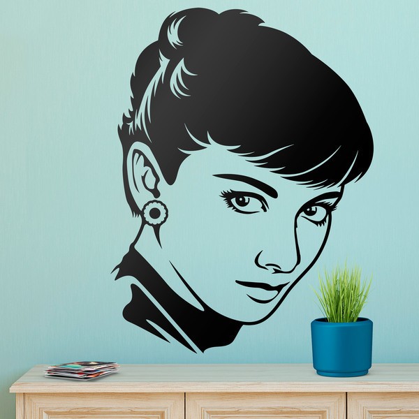 Wall Stickers: The Look of Audrey Hepburn