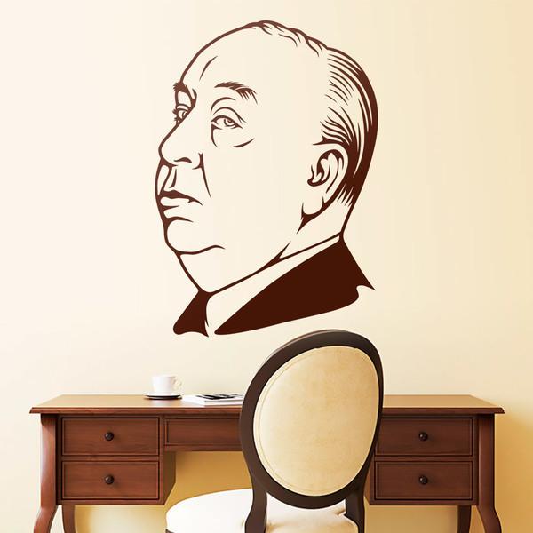 Wall Stickers: Alfred Hitchcock face