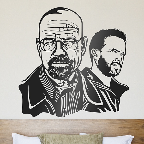 Wall Stickers: Breaking Bad Walter White and Jessie Pinkman