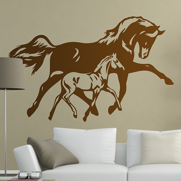 Wall Stickers: Horse and foal