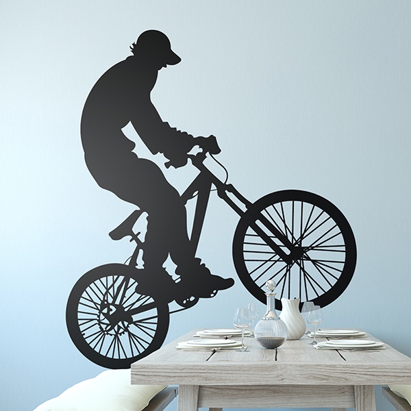 Bmx Bikes Tricks Cycling Kids Children Wall Stickers Art Mural Decor Decals  A15