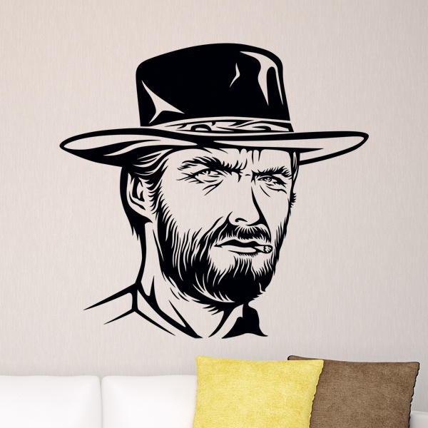 Wall Stickers: Clint Eastwood