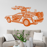 Wall Stickers: DeLorean 2