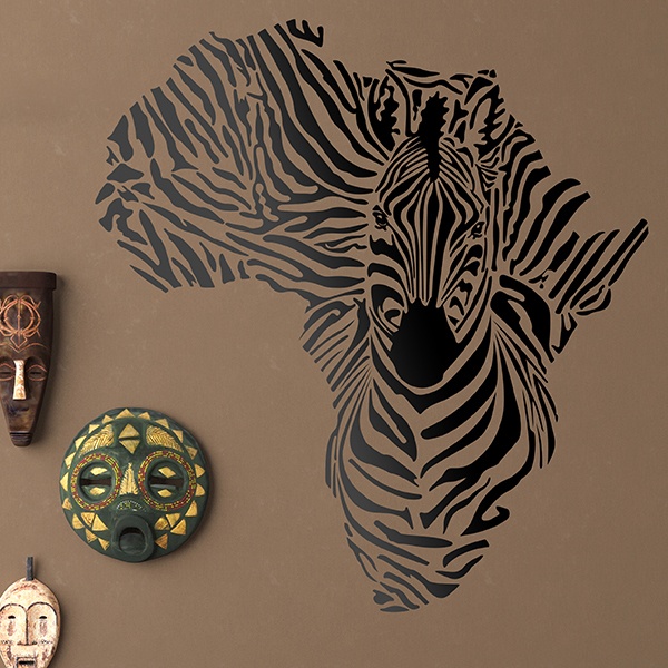 Wall Stickers: Zebra in Africa