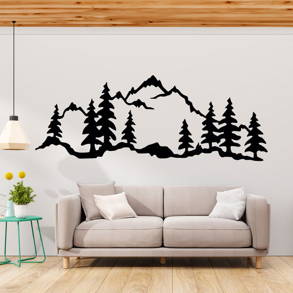 Wall Stickers: Mountain Forest