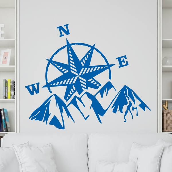 Wall Stickers: Adventure rose of the winds