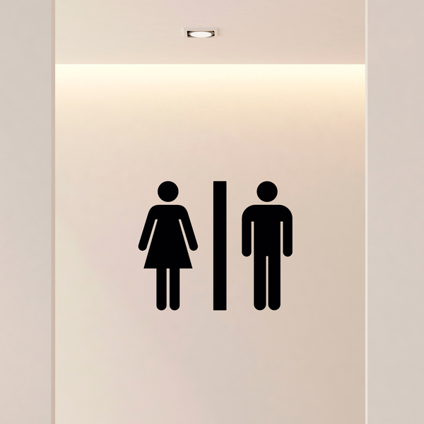 Wall Stickers: WC icons