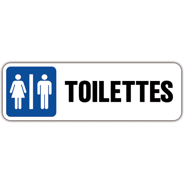 Wall Stickers: Signal - Toilettes