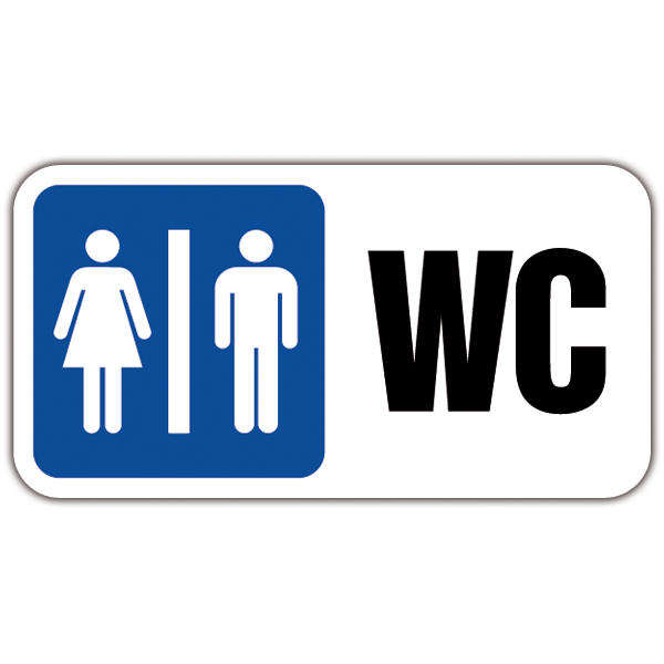 Wall Stickers: Signal WC