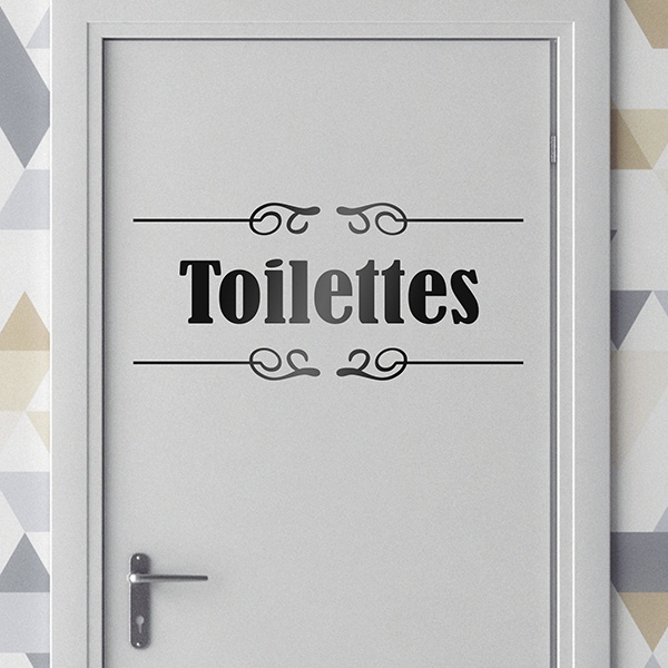 Wall Stickers: Signaling - Toilettes
