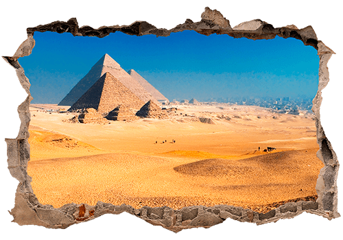 Wall Stickers: Hole Pyramids of Giza