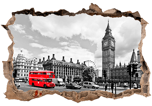 Wall Stickers: Hole Big Ben London