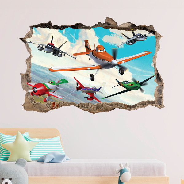Wall Stickers: Hole Planes