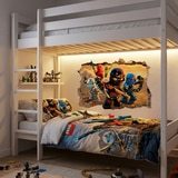 Wall Stickers: Hole Lego Ninjago 14