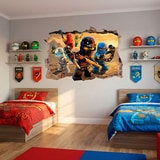 Wall Stickers: Hole Lego Ninjago 4