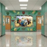 Wall Stickers: Hole Lego Team Ninjago 12