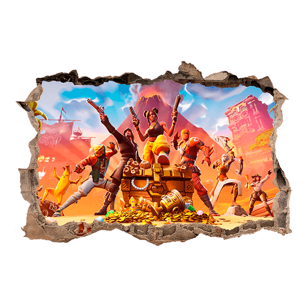 Wall Stickers: Fortnite chest
