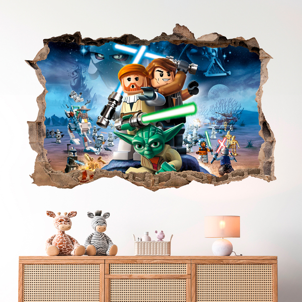LEGO STAR WARS photo paper WALL STICKER WALL DECALS 