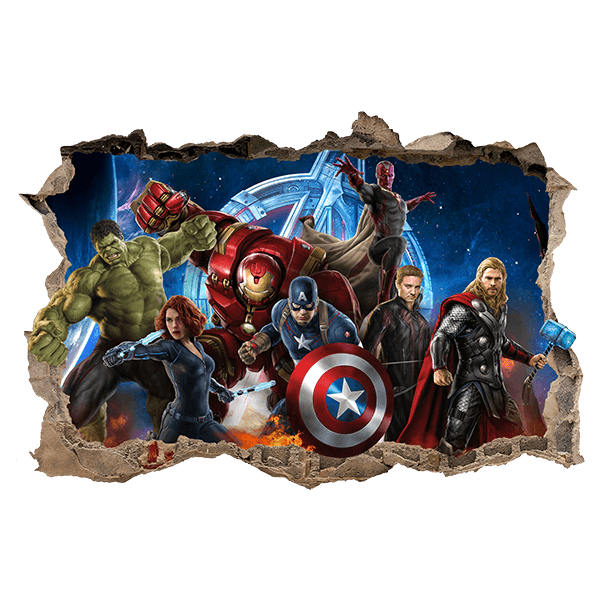 Wall Stickers: Avengers Ready for Battle