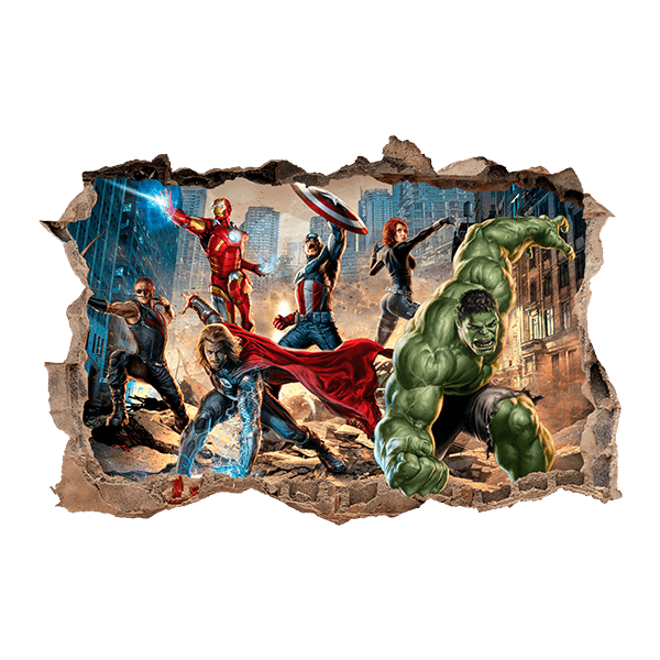 Wall Stickers: Avengers in the City