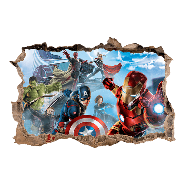 Wall Stickers: Avengers in Action