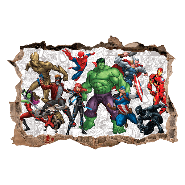 Wall Stickers: Avengers Comic