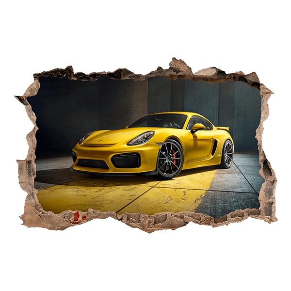 Wall Stickers: Porsche Yellow