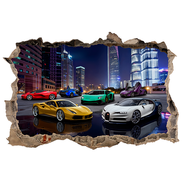 Wall Stickers: Super sports cars