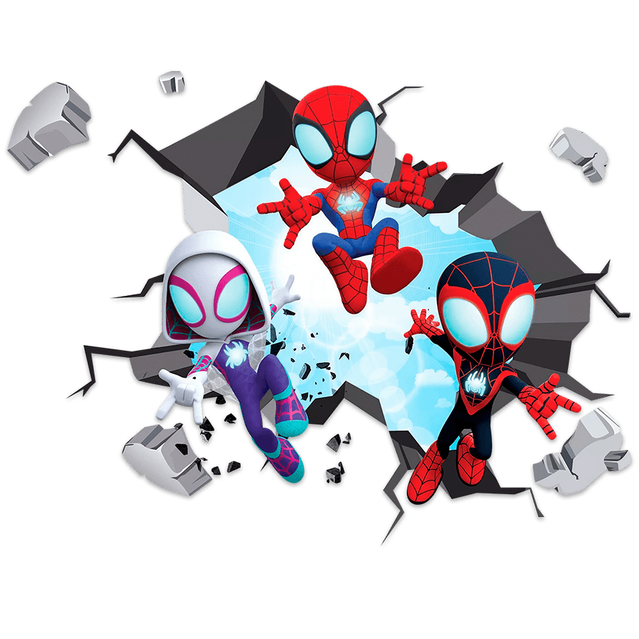 Stickers for Kids: Spider-Verse Broken Wall