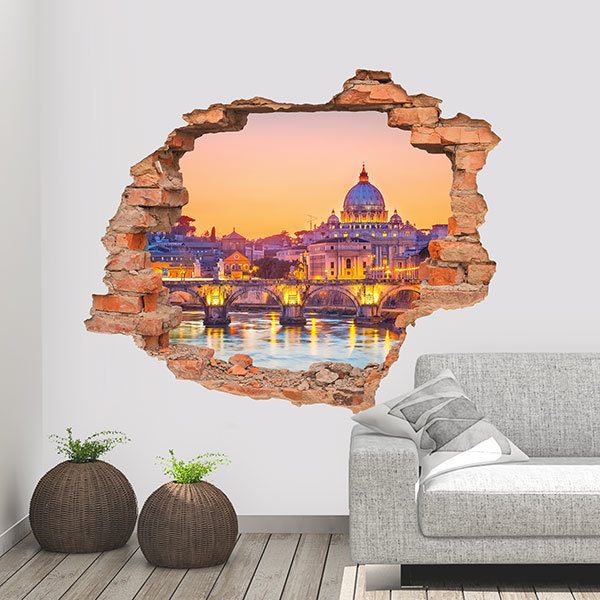 Wall Stickers: Hole Rome and the Vatican