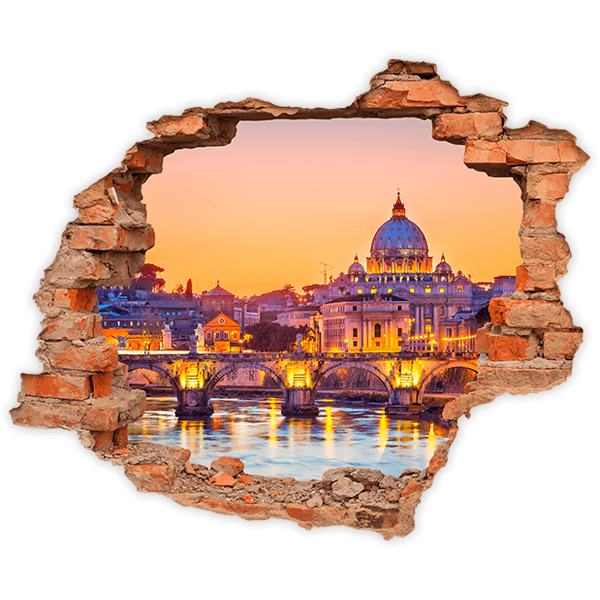 Wall Stickers: Hole Rome and the Vatican