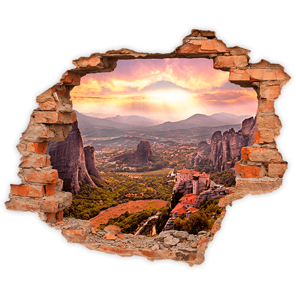 Wall Stickers: Hole Meteora Monastery