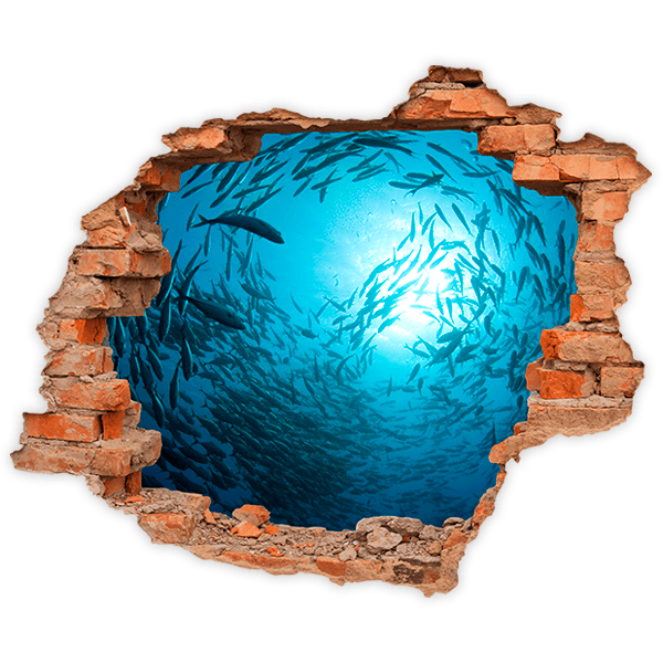 Wall Stickers: Hole Fish spiral