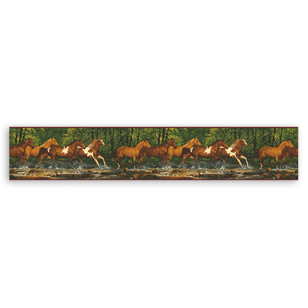 Wall Stickers: Horses running