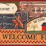 Wall Stickers: Wall border welcome 4