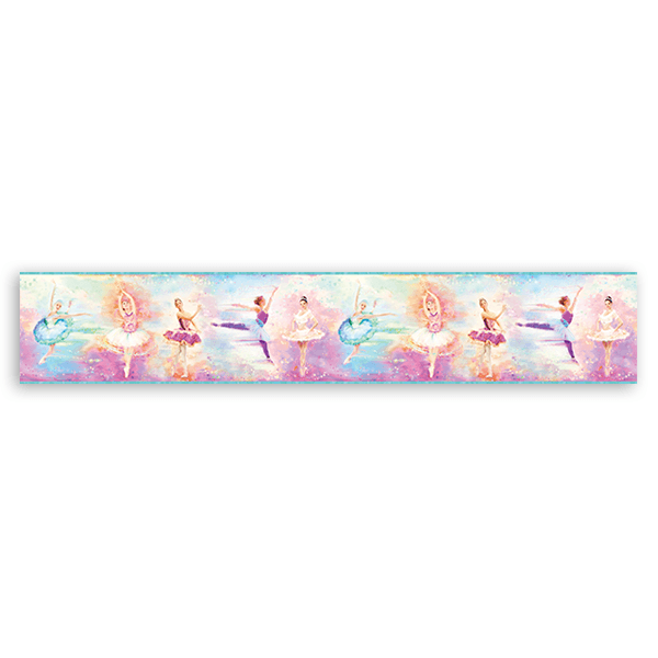 Stickers for Kids: Wall border for children's bethroom Dance