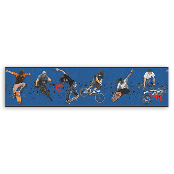 Wall Stickers: Wall Border Skate