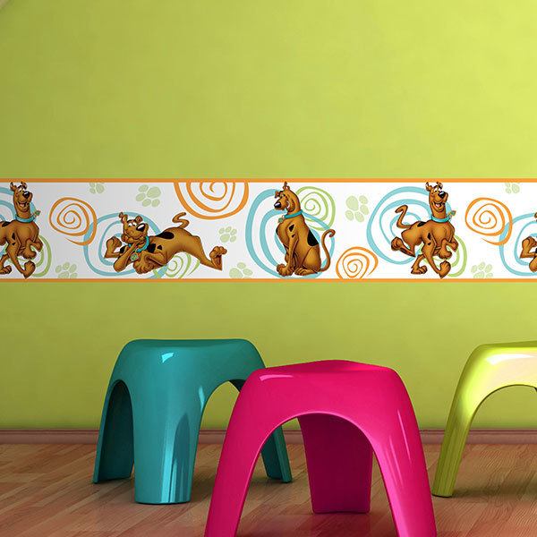 Stickers for Kids: Wall Border Scooby-Doo