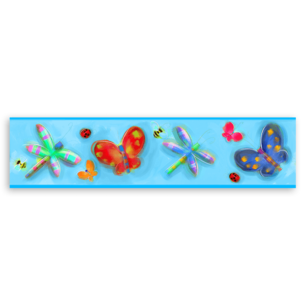 Stickers for Kids: Wall border Stickers for children's bethroom Insec