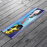 Stickers for Kids: Wall Border Speed Racer 3
