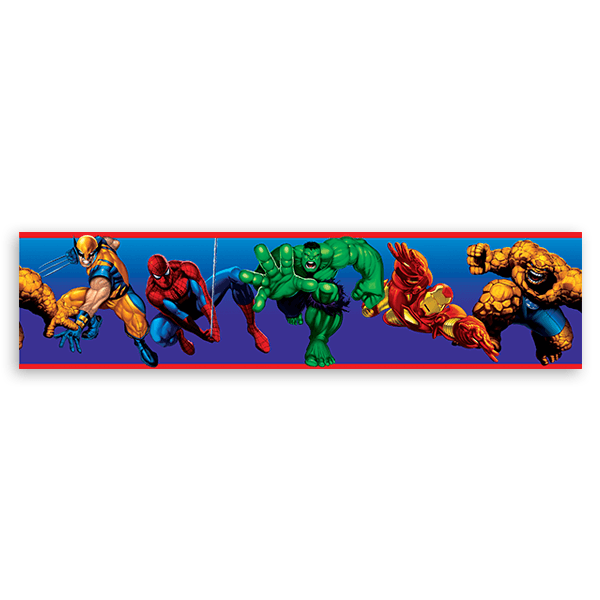 Stickers for Kids: Wall Border Marvel Heroes