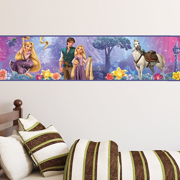 Stickers for Kids: Wall Border Rapunzel