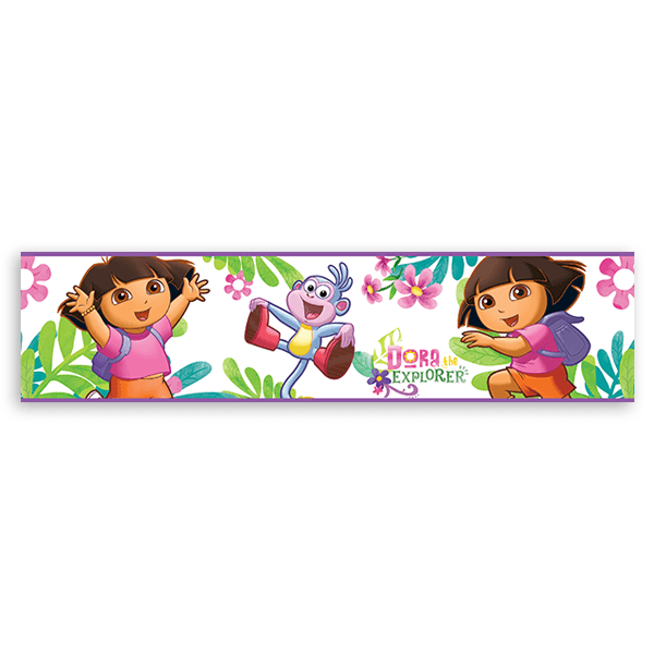 Stickers for Kids: Wall Border Dora the Explorer