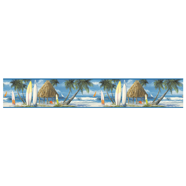 Wall Stickers: Hawaiian Beach