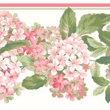 Wall Stickers: Bouquets of pink hydrangeas 3