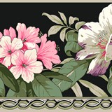 Wall Stickers: Pink and white flowers 3